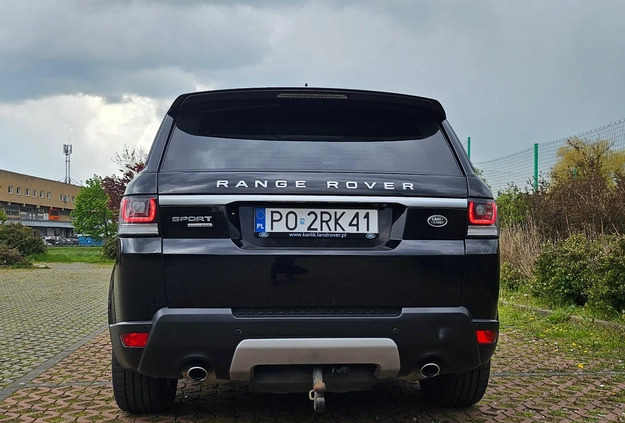 Land Rover Range Rover Sport cena 129000 przebieg: 182778, rok produkcji 2017 z Szczecin małe 781